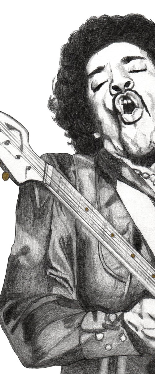 Jimi Hendrix by Paul Nelson-Esch