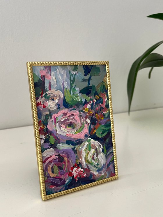 Rose bouquet. Gift