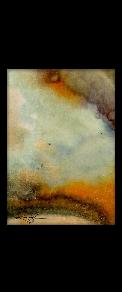 Nature's Mysteries 5 -  Mixed Media Abstract Painting by Kathy Morton Stanion by Kathy Morton Stanion