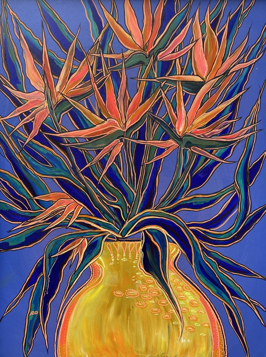  Strelitzia By Olga Rokhmanyuk | Roartus, 30 X 40, Artwork For Sale On Artfinder