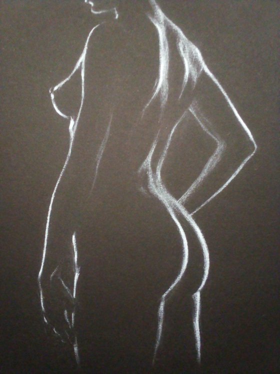 Nude noir #250 (21X29)cm