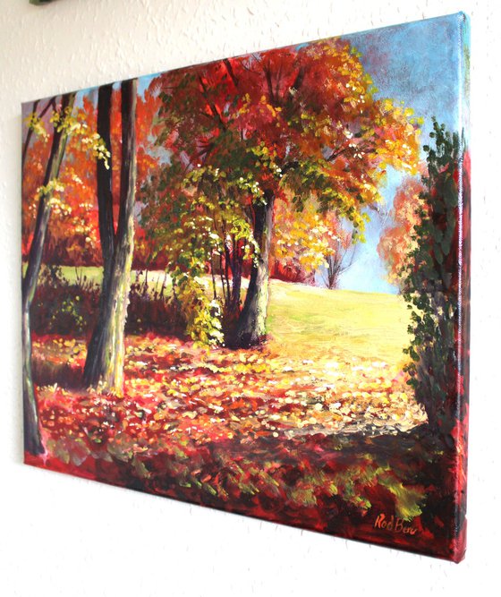 Sunlit Autumn Carpet