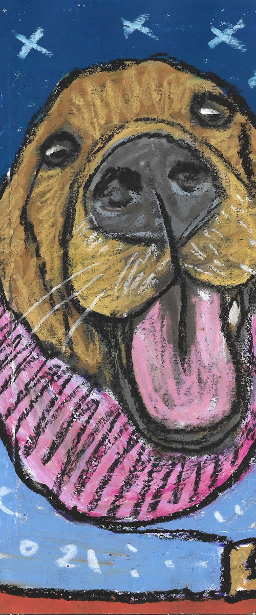 Smoking dog #70 by Pavel Kuragin