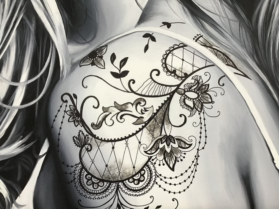 Tattoo Woman Portrait
