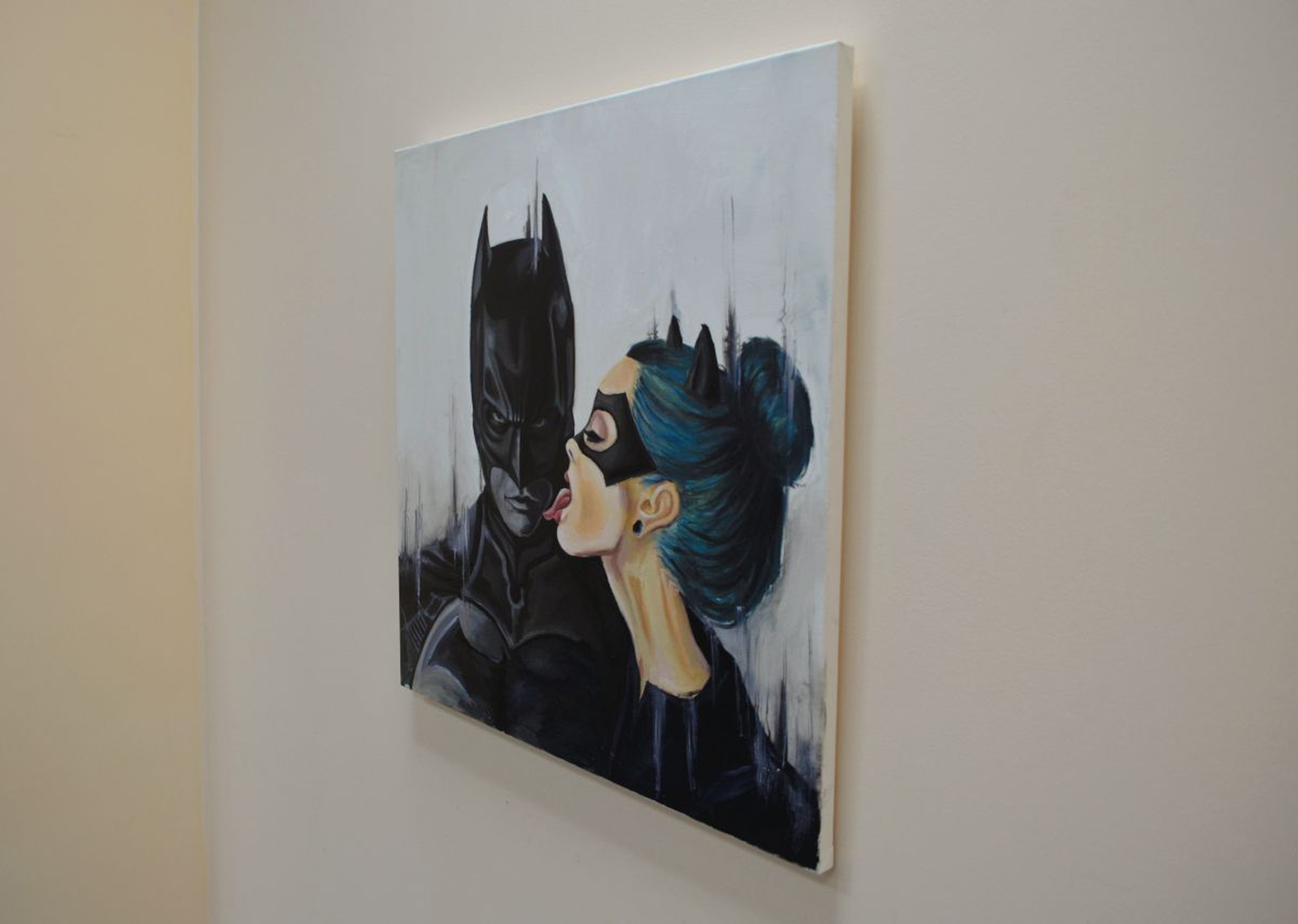 Batman And Catwoman Oil Painting Artfinder