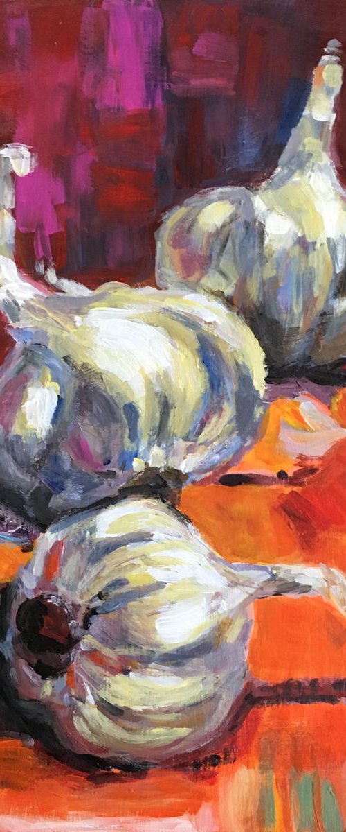 Three Garlics by Neeta Popat Kataria