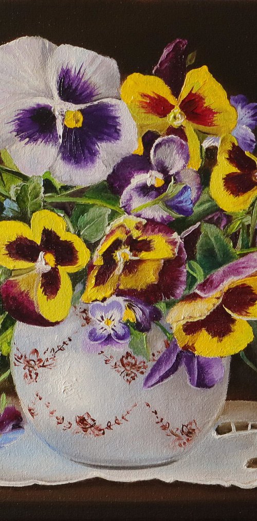 Pansies by Natalia Shaykina