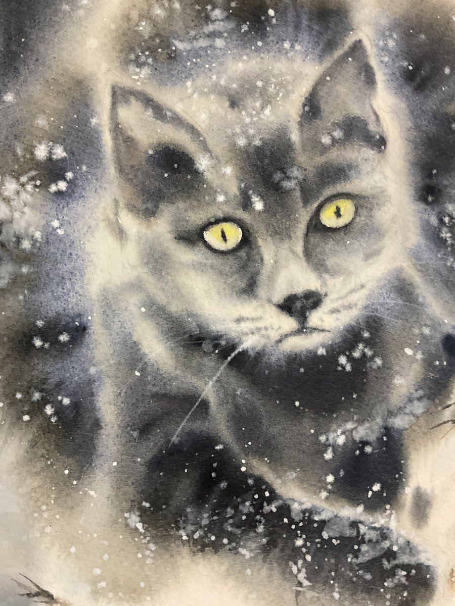 Illustrative Animal Watercolour By Natalia Butenko, 10 X 14", Only Forward, Original Watercolour, Original Artwork