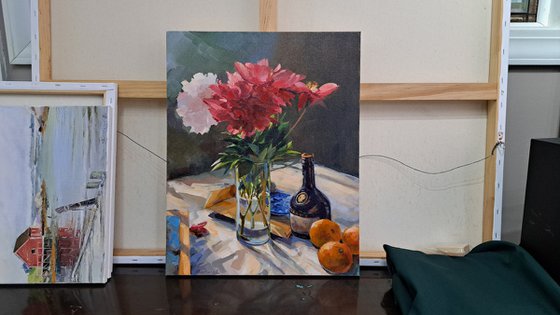 Peonies (16x20")