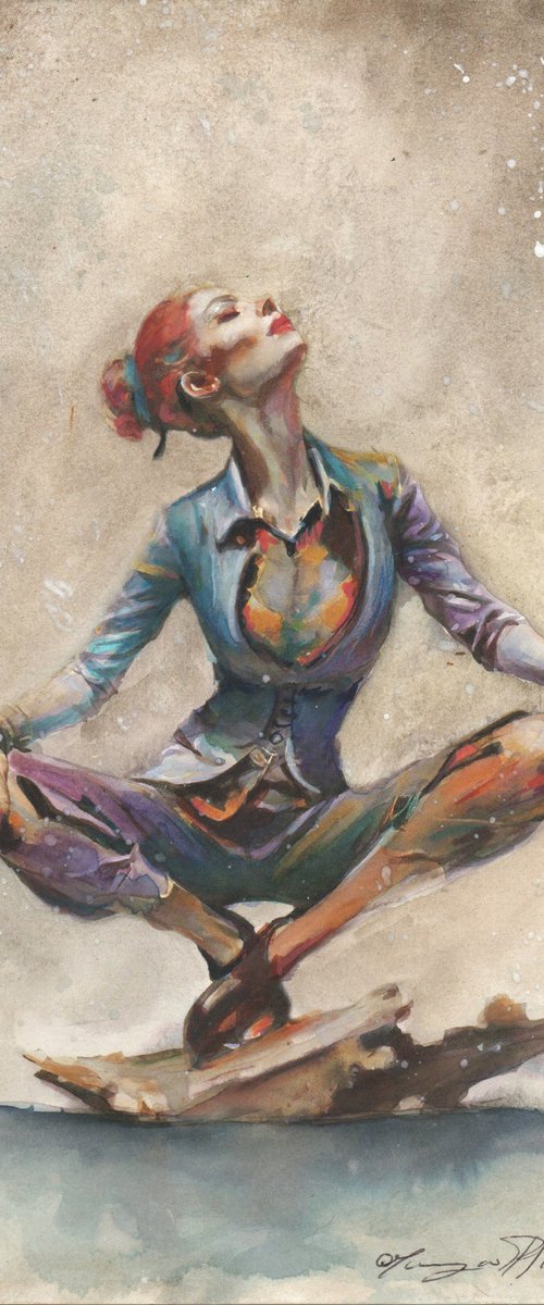 Sparks of snow in vanilla winterlude by Maurizio Puglisi