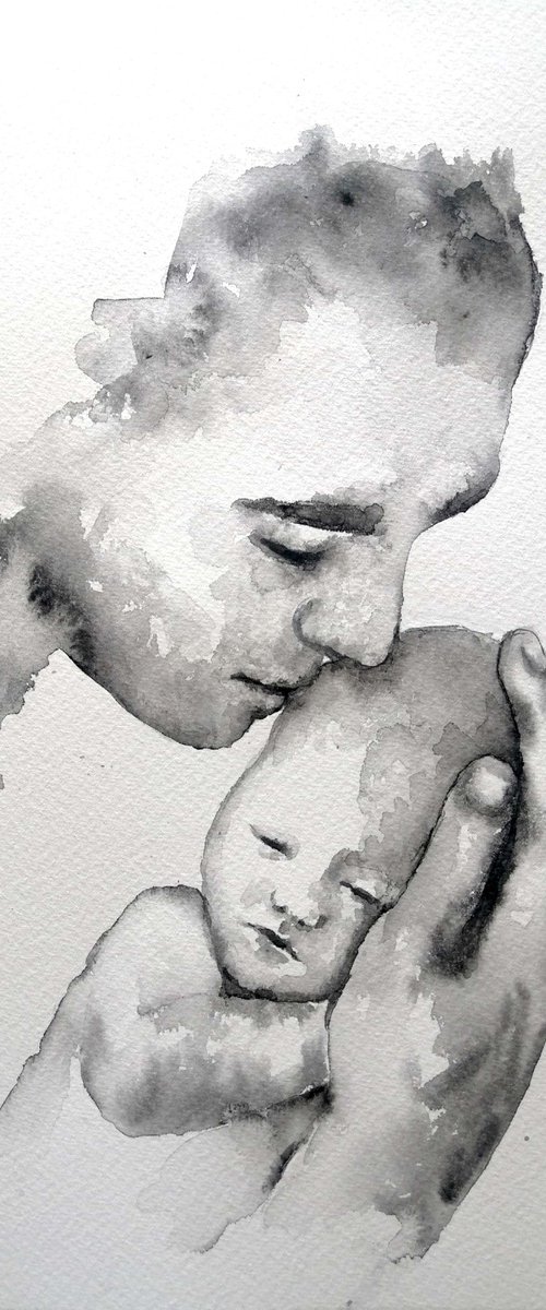 Fathers love I by Mateja Marinko