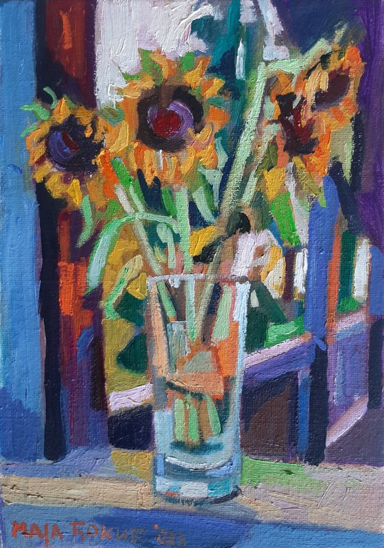 Sunflowers,  Miniature