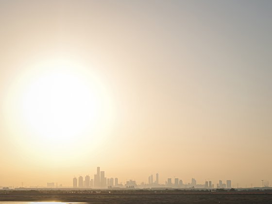 SUNSET IN ABUDHABI