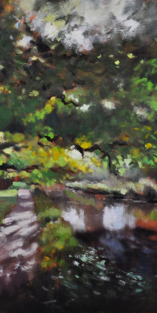 The Itchen at Winchester by John Welsh