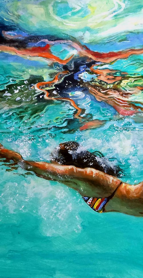Girl swimming15 by Vishalandra Dakur