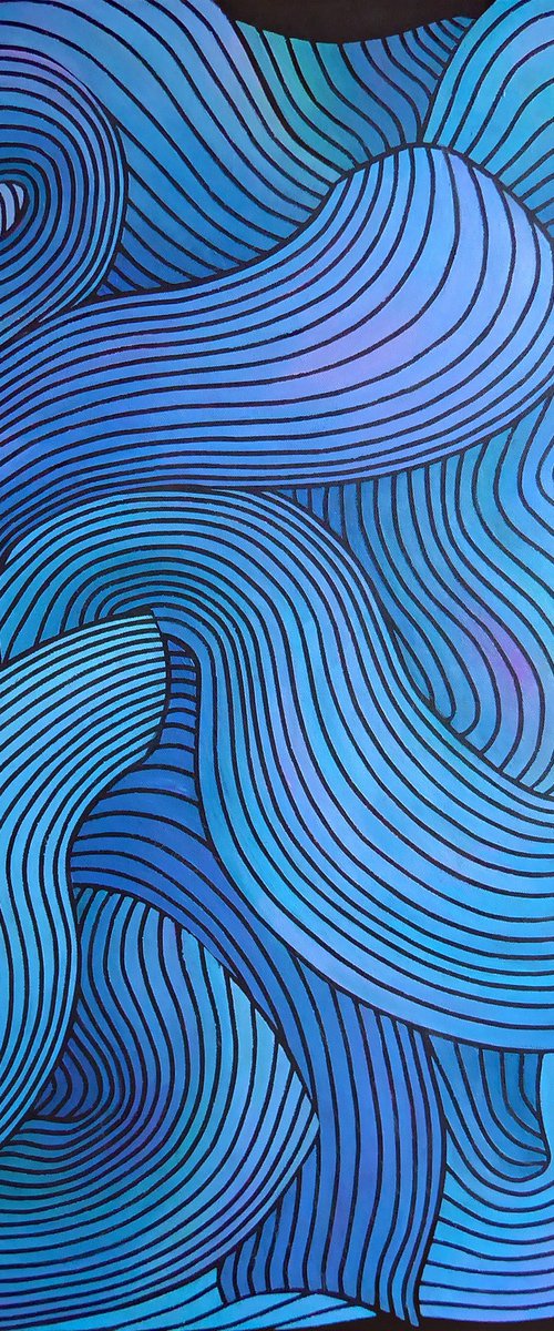 COMPOSITION OF BLUE WAVES by Stephen Conroy