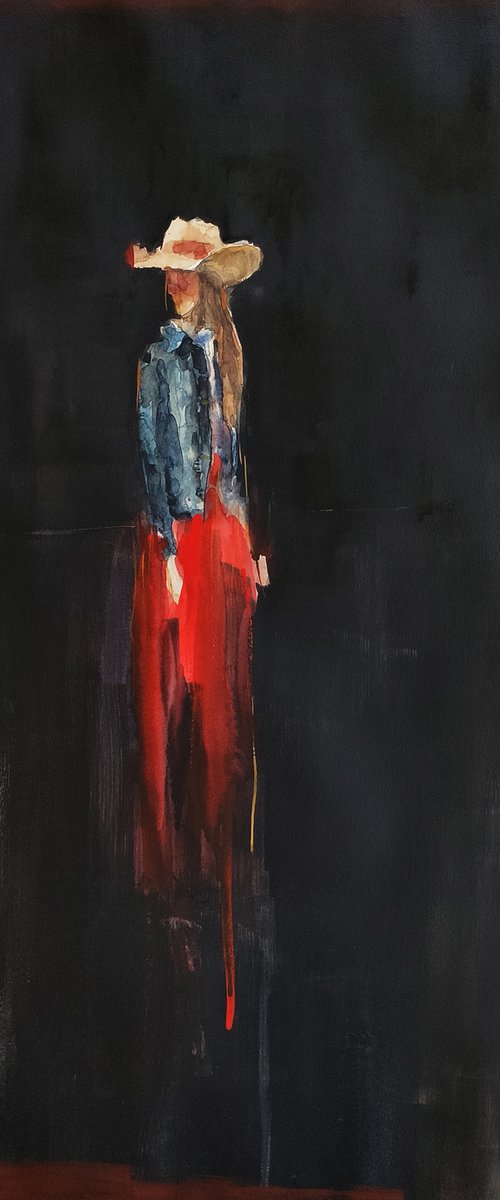 cowgirl II by Oscar Alvarez Pardo