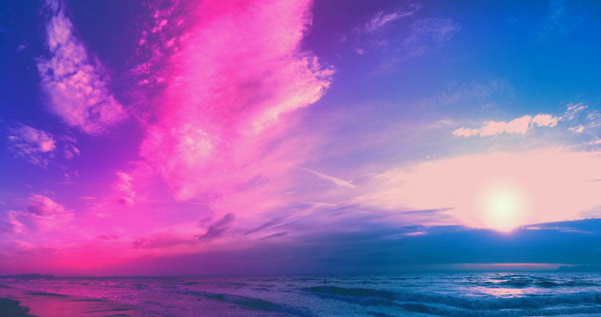 Impressionistic Photograph , Nt#90 Martian Sunset Vii By Mattia Paoli, 75 X 39, Artwork For Sale On Artfinder