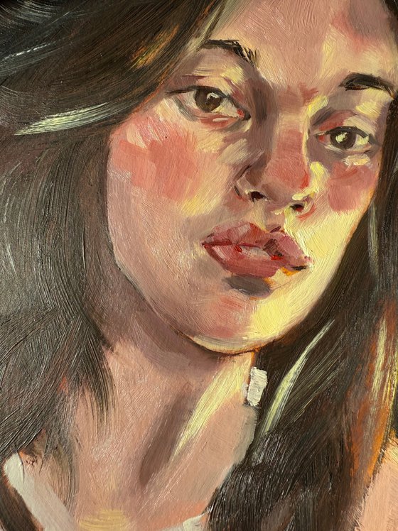 Evening Light  from the “100 Portraits”