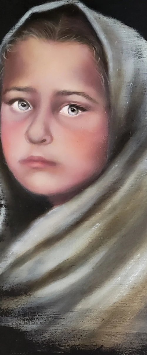 Afghan Child Portrait by Nersel Muehlen