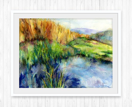 Madrona Marsh -  Large Landscape Painting  by Kathy Morton Stanion