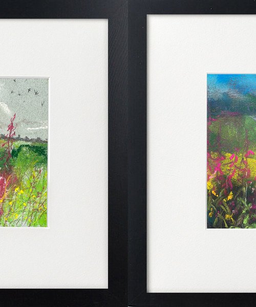Two Rosebay Willowherb views by Teresa Tanner