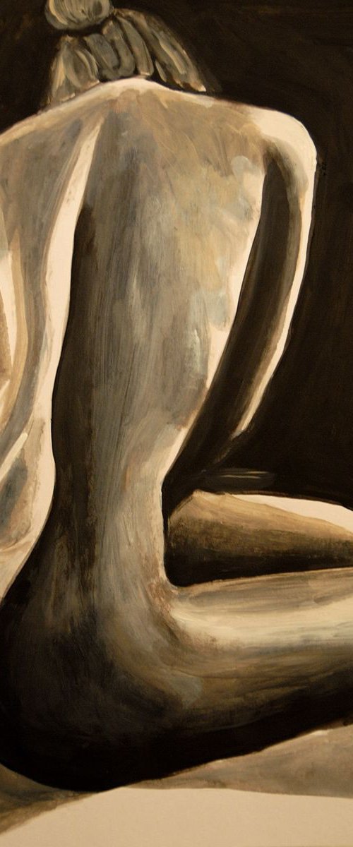 Nude 203 /  40.5 x 30.5 cm by Alexandra Djokic