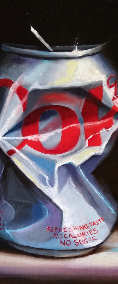 Diet Coke Crush #2 still life by Jane Palmer Art