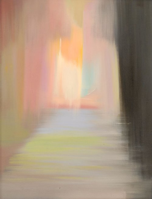 Original abstract painting " Dawn " by Yuri Pysar