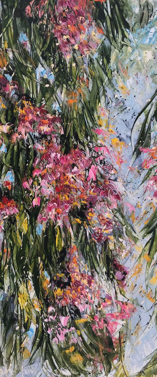 Bloomy Eucalyptus Tree by Diana Malivani