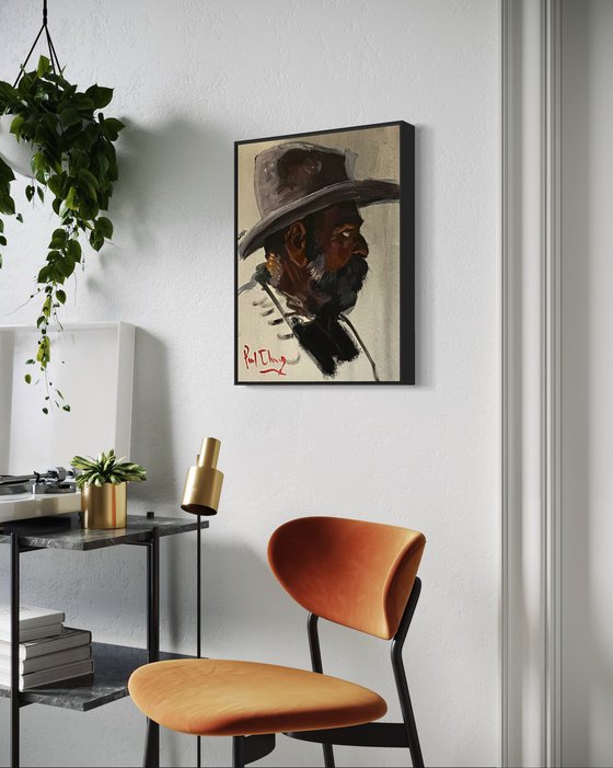 Cowboy in Twilight