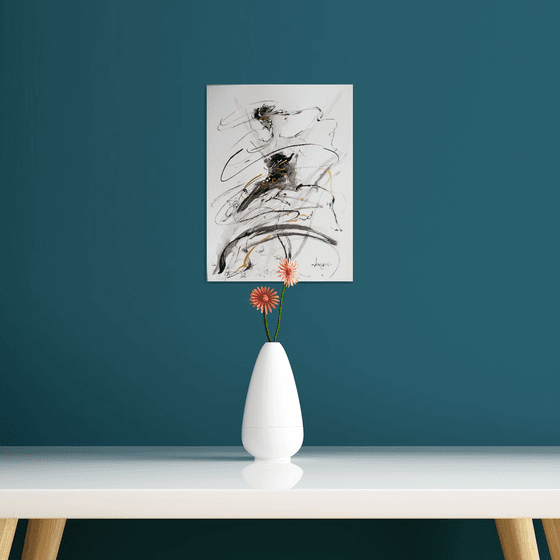 Ballerina  ink drawing series