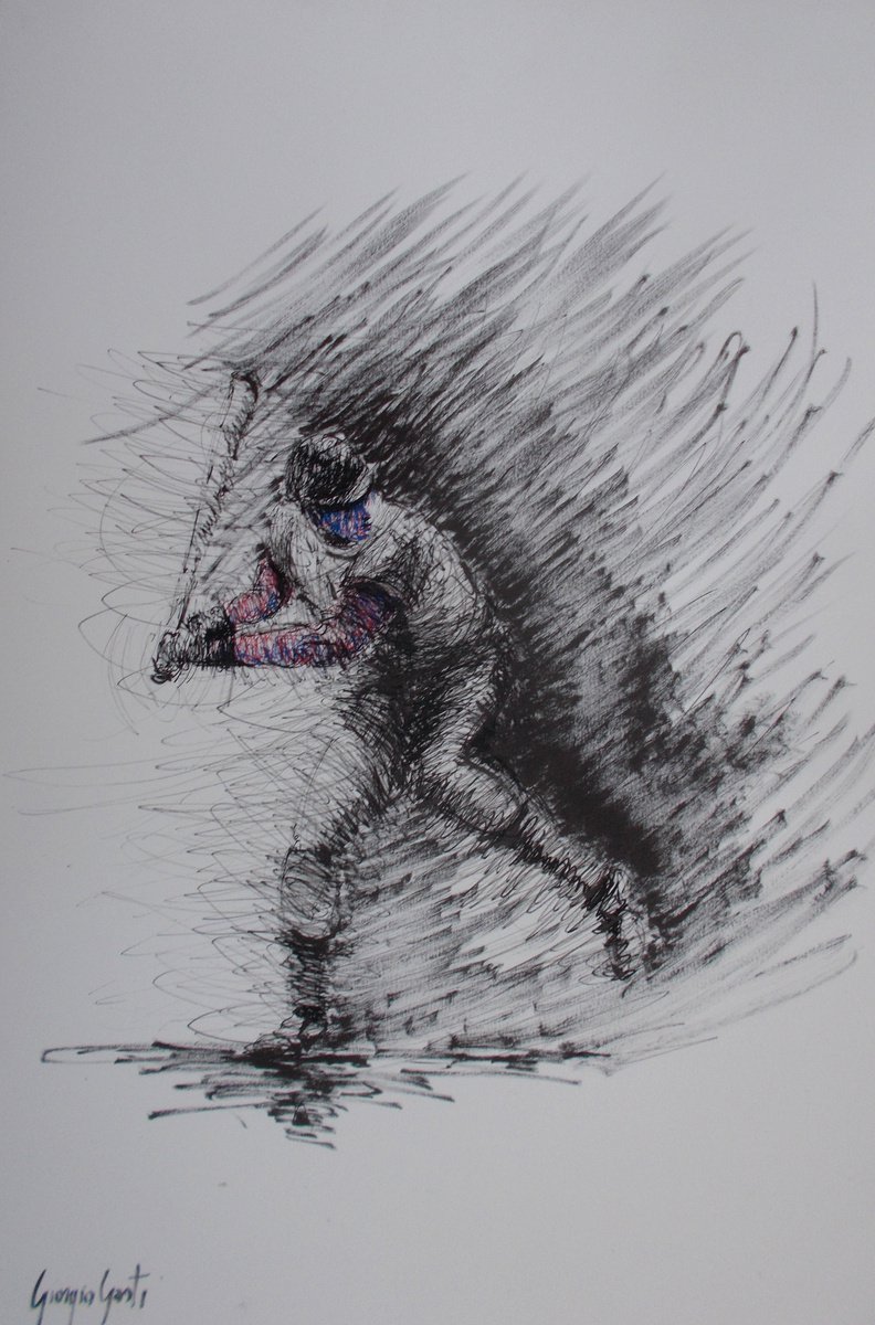 baseball player 12 by Giorgio Gosti