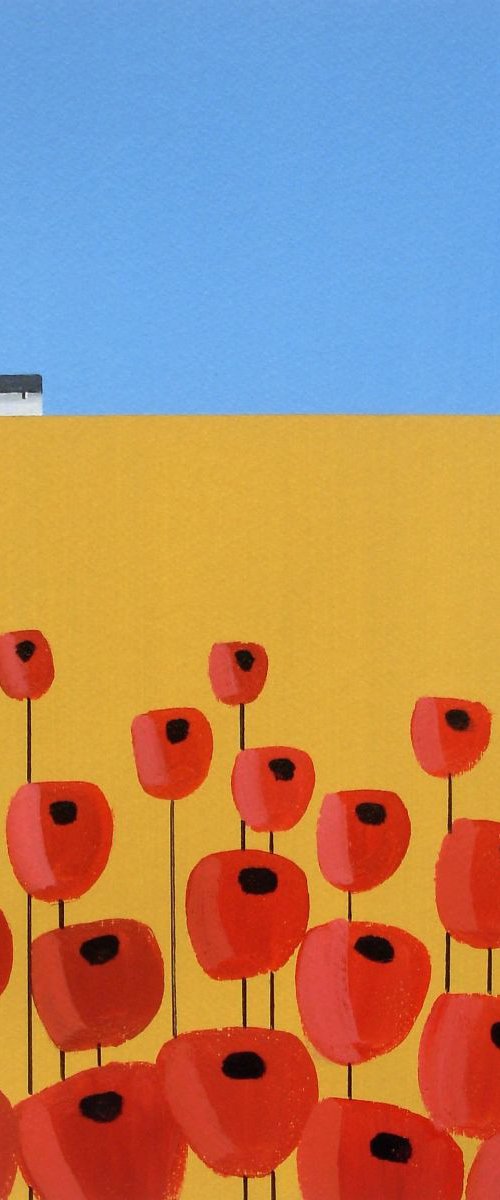 Field of Poppies 3 by Jan Rippingham