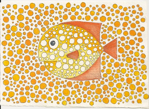 Yayoi Fish by Ilona Borodulina