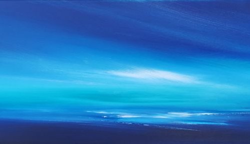 Heavenly Tranquillity - Panoramic Seascape by Mel Graham