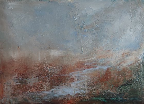 Blue landscape