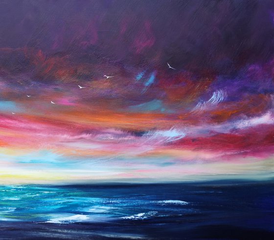 Time to Share - seascape, emotional, panoramic