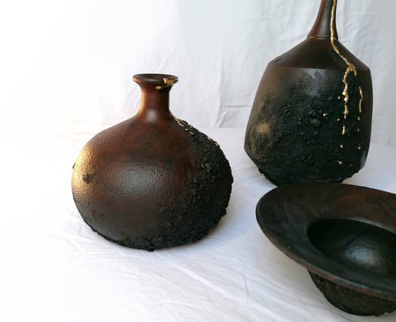 Wabi-sabi Ceramic Pot