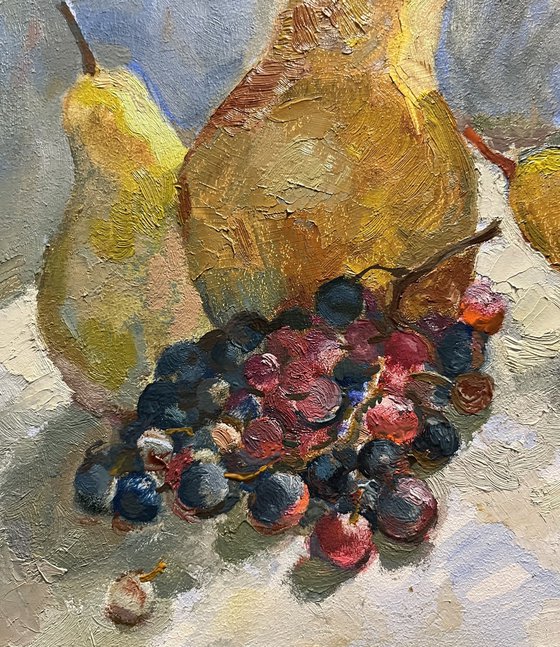 Pears, apples, grapes