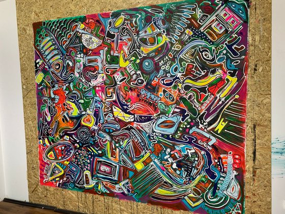 78''x65''(200x165cm), Life in Colors 20