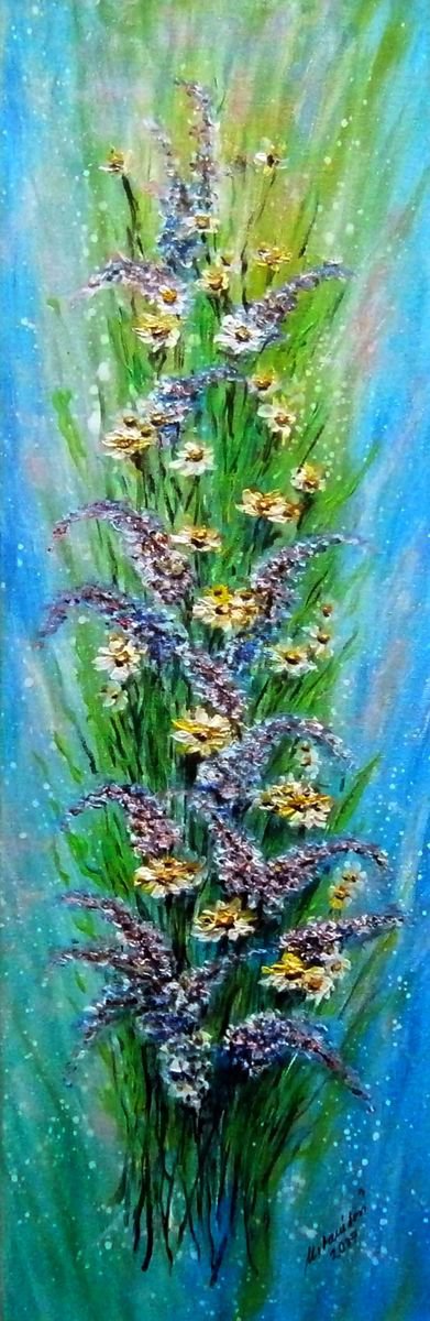 The flowers of meadow 3 by Emilia Urbanikova