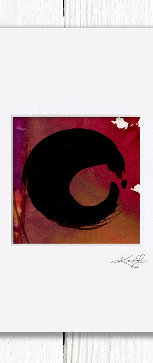 Enso Zen Circle 5 by Kathy Morton Stanion