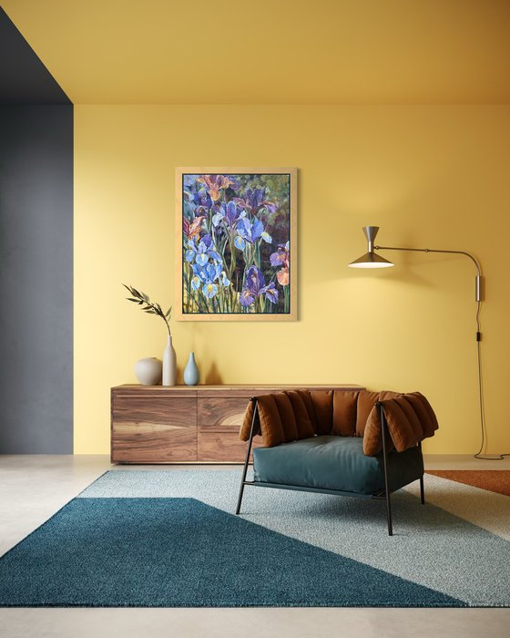 When the irises were big