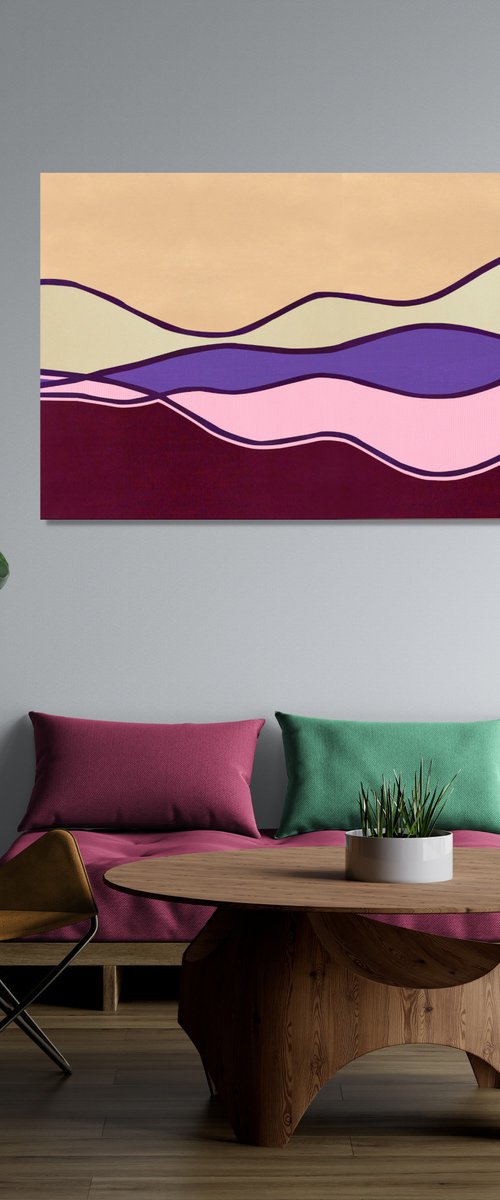 Abstract Landscape #25 by Marina Krylova