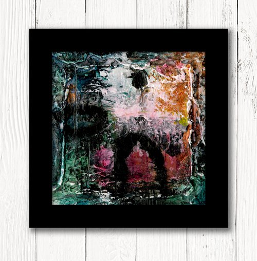 Mystic Journey 41 - Framed Textural Abstract Painting by Kathy Morton Stanion by Kathy Morton Stanion