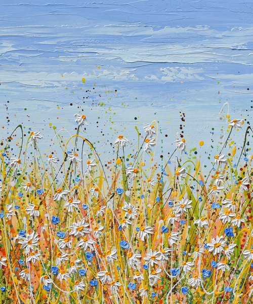 Daisies in August by Olga Tkachyk