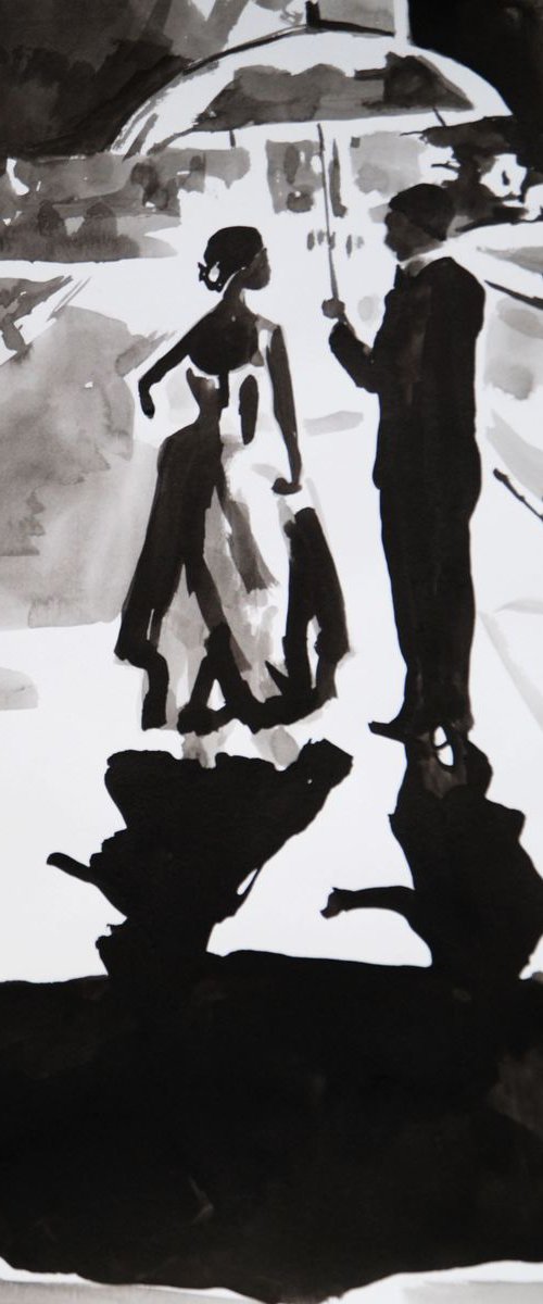 Romantic  / 42 x 29.7 cm by Alexandra Djokic
