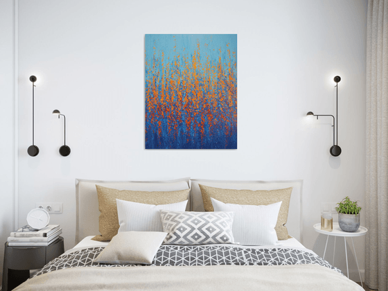 Blue Orange Pop - Color Field
