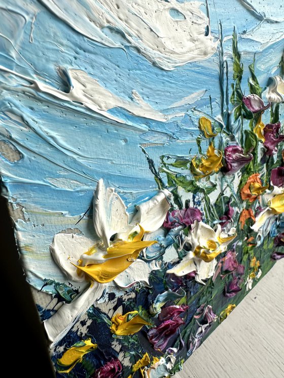Wild Flowers impasto
